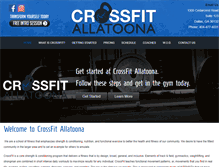Tablet Screenshot of crossfitallatoona.com